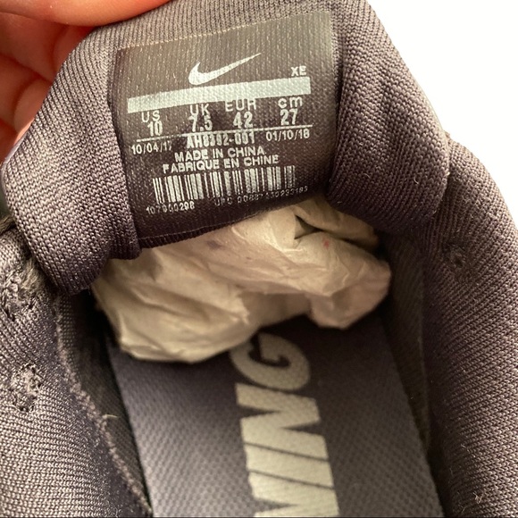 Nike Air Zoom Pegasus 35 Premium 10 oil gray running sneakers - Picture 5 of 6